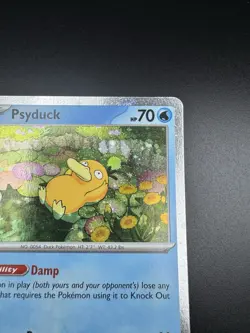 Psyduck (007) Pokemon ME01: Mega Evolution Promo Card Cosmos Holo - Image 3