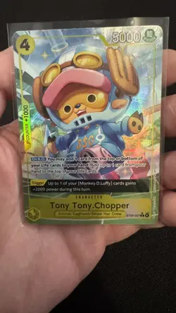 ONE PIECE TCG STARTER ST29-007 TONY TONY CHOPPER C ALT ART - ENGLISH - Image 1