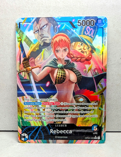 One Piece TCG | Rebecca | OP04-039 | Alt Art | Kingdoms of Intrigue | Leader NM - Image 1