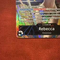 Rebecca Alt Art Leader OP04 - One Piece TCG Kingdoms Of Intrigue OP04-039 NM - Image 5