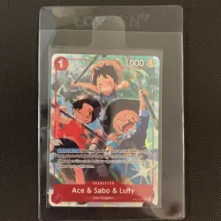 Ace & Sabo & Luffy (Alternate Art) OP13-007 Carrying On His Will Foil - Image 1