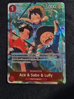 Ace & Sabo & Luffy (Alternate Art) OP13-007 Carrying On His Will Foil - Image 1