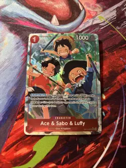 Ace & Sabo & Luffy (Alternate Art) OP13-007 Carrying On His Will Foil - Image 1