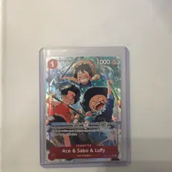 Ace & Sabo & Luffy (Alternate Art) OP13-007 Carrying On His Will Foil SR - Image 1