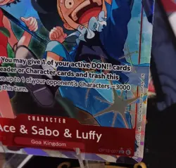 Ace & Sabo & Luffy (Alternate Art) OP13-007 Carrying On His Will Foil - Image 2