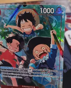 Ace & Sabo & Luffy (Alternate Art) OP13-007 Carrying On His Will Foil - Image 3