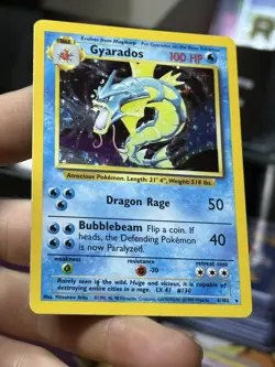 Gyarados 6/102 Base Set 1999 Holo Rare WOTC Pokemon Card TCG - Image 4