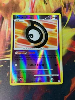 Unown [D] 68/130 LP-NM Reverse Holo Diamond & Pearl 2007 Pokemon TCG - Image 1