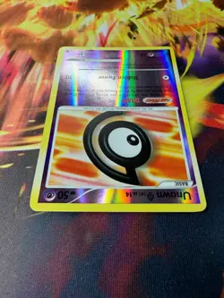 Unown [D] 68/130 LP-NM Reverse Holo Diamond & Pearl 2007 Pokemon TCG - Image 3