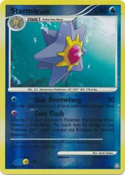 1x (HP) Starmie - 71/146 - Uncommon - Reverse Holo Legends Awakened Pokemon - Image 1