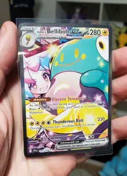 Iono's Bellibolt EX Sir 183/159 SV09 Holo Pokemon TCG Card Journey Together - Image 4