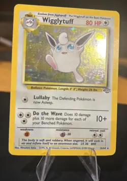 Wigglytuff 16/64 Holo Rare Jungle Set Pokemon Card - Image 1