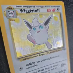 Pokemon Card Wigglytuff 16/64 Rare Holo Jungle Set WOTC Played LPU - Image 2
