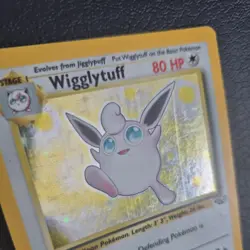 Pokemon Card Wigglytuff 16/64 Rare Holo Jungle Set WOTC Played LPU - Image 4