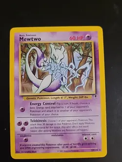 Mewtwo - 29/110 - Pokemon Legendary Collection Rare Card WOTC Vintage 2002 NM/LP - Image 1