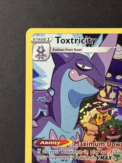 Toxtricity Gg09/gg70 Galarian Gallery Crown Zenith Rare Full Art Pokemon Card - Image 2