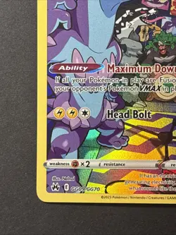 Toxtricity Gg09/gg70 Galarian Gallery Crown Zenith Rare Full Art Pokemon Card - Image 4