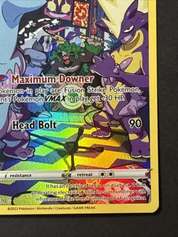 Toxtricity Gg09/gg70 Galarian Gallery Crown Zenith Rare Full Art Pokemon Card - Image 5