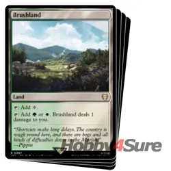 Brushland X4 M/NM MTG The Lord Of The Rings: Tales Of Middle-earth Commander - Image 1