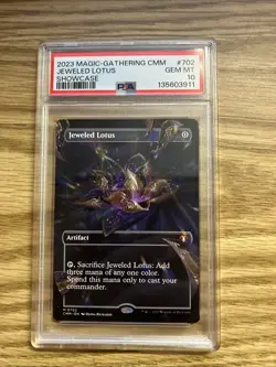Jeweled Lotus (Borderless) Commander Masters Regular Showcase PSA 10 - Image 1
