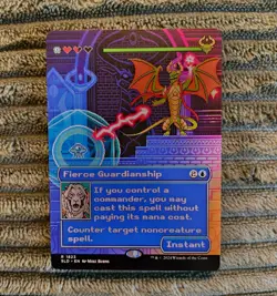 Fierce Guardianship Non Foil Secret Lair Pixel Perfect Magic The Gathering - Image 1