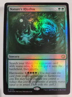 Nature's Rhythm 0150 Foil Magic The Gathering Tarkir Dragonstorm - Image 1