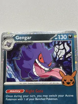 POKEMON GENGAR TRICK OR TRADE HOLO 2024 Stage 2 Brand New -singular card- HP 130 - Image 2