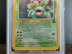 2000 POKEMON TCG BLACK STAR PROMO #13 VENUSAUR - HOLO PSA 8 NM-MT with SWIRL - Image 5