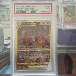 FA GIRATINA VSTAR PSA 9 2023 POKEMON SWSH CROWN ZENITH #GG69/GG70 SECRET RARE - Image 1