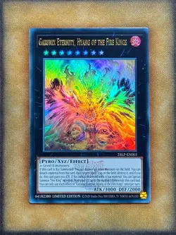 Yugioh Garunix Eternity, Hand of the Fire Kings 25LP-EN003 Ultra Rare NM - Image 1