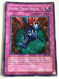 Acid Trap Hole - DDS-005 - YuGiOh! Dark Duel Stories - Secret Rare - MP - Image 1