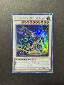 Yu-Gi-Oh! Ally of Justice Decisive Armor NM HAC1-EN092 - Image 1