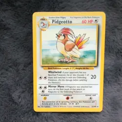 1999 Pokemon TCG Pidgeotto 22/102 Base Set WOTC Non-Holo Rare NM/LP - Image 1