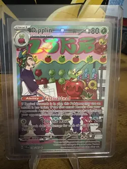 Pokemon TCG Dipplin Scarlet & Violet Twilight Masquerade Holo Card 170/167 IR - Image 1