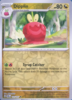 Pokemon TCG Dipplin Scarlet & Violet-Twilight Masquerade 127/167 Reverse Holo... - Image 1