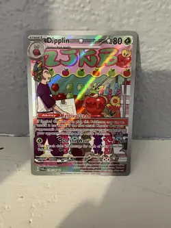 Pokemon TCG Dipplin Scarlet & Violet Twilight Masquerade Holo Card 170/167 IR - Image 1