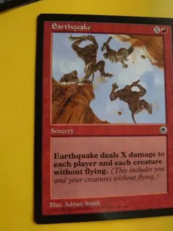 Eathquake. Portal sorcery rare Magic the Gathering Card. - Image 3