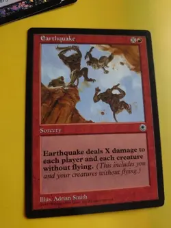 Eathquake. Portal sorcery rare Magic the Gathering Card. - Image 4