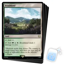 BRUSHLAND X4 The Lord Of The Rings: Tales Of Middle-earth Commander Magic MTG - Image 1