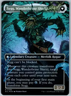 Sygg, Wanderwine Wisdom (Borderless) Foil R Lorwyn Eclipsed 288 NM - Image 2
