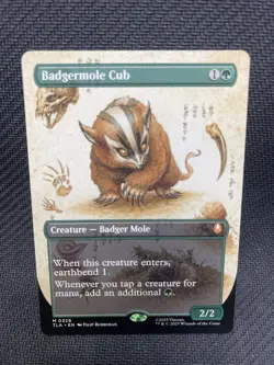 Badgermole Cub (Borderless) - Avatar: The Last Airbender NM MYTHIC NON-FOIL - Image 1