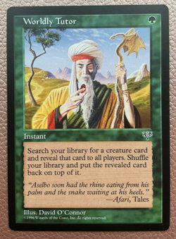 Worldly tutor MTG Magic the gathering - Image 1