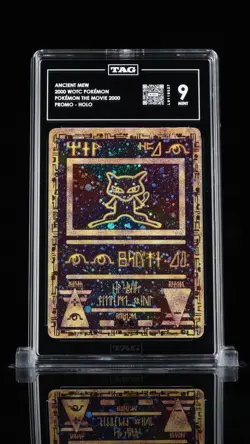 2000 Pokemon Movie Promos Ancient Mew #NNO TAG 9 MC10 PSA - Image 1