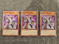 Yugioh Assault Sentinel DANE-EN011 Common 1st Edition NM X3 - Image 1