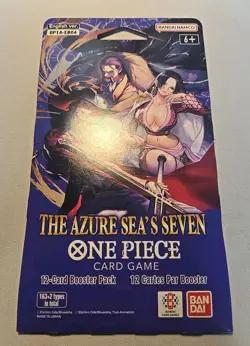 One Piece TCG The Azure Sea’s Seven OP-14 Sleeved Booster Pack Lot Of 10 Sealed - Image 2