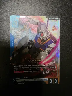 Gundam RX-78-2 GD01-001 LR GUNDAM TCG CARD GAME FOIL ENGLISH NEWTYPE RISING - Image 1
