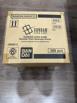 Gundam Trading Card Game Booster Box Case Sealed Newtype Rising GD01 (12 boxes) - Image 3