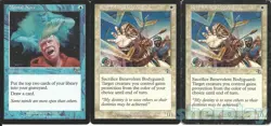 3 Magic the Gathering JUDGMENT Cards Mental Note & 2X Benevolent Bodyguard - Image 1