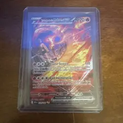 Pokemon TCG Team Rockets Moltres EX Holo Card 229/182 Sir Destined Rivals - Image 1