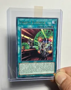Urgent Schedule MGED-EN063 NM) Rare 1st Edition Yu-Gi-Oh! Card TCG - Image 3
